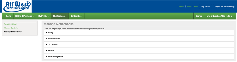 CPNI Settings